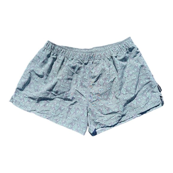State of Mine Size L Womens Performance Moisture Wicking River Shorts Green/Grey - Picture 1 of 3